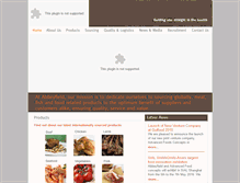 Tablet Screenshot of abbeyfieldfoods.com